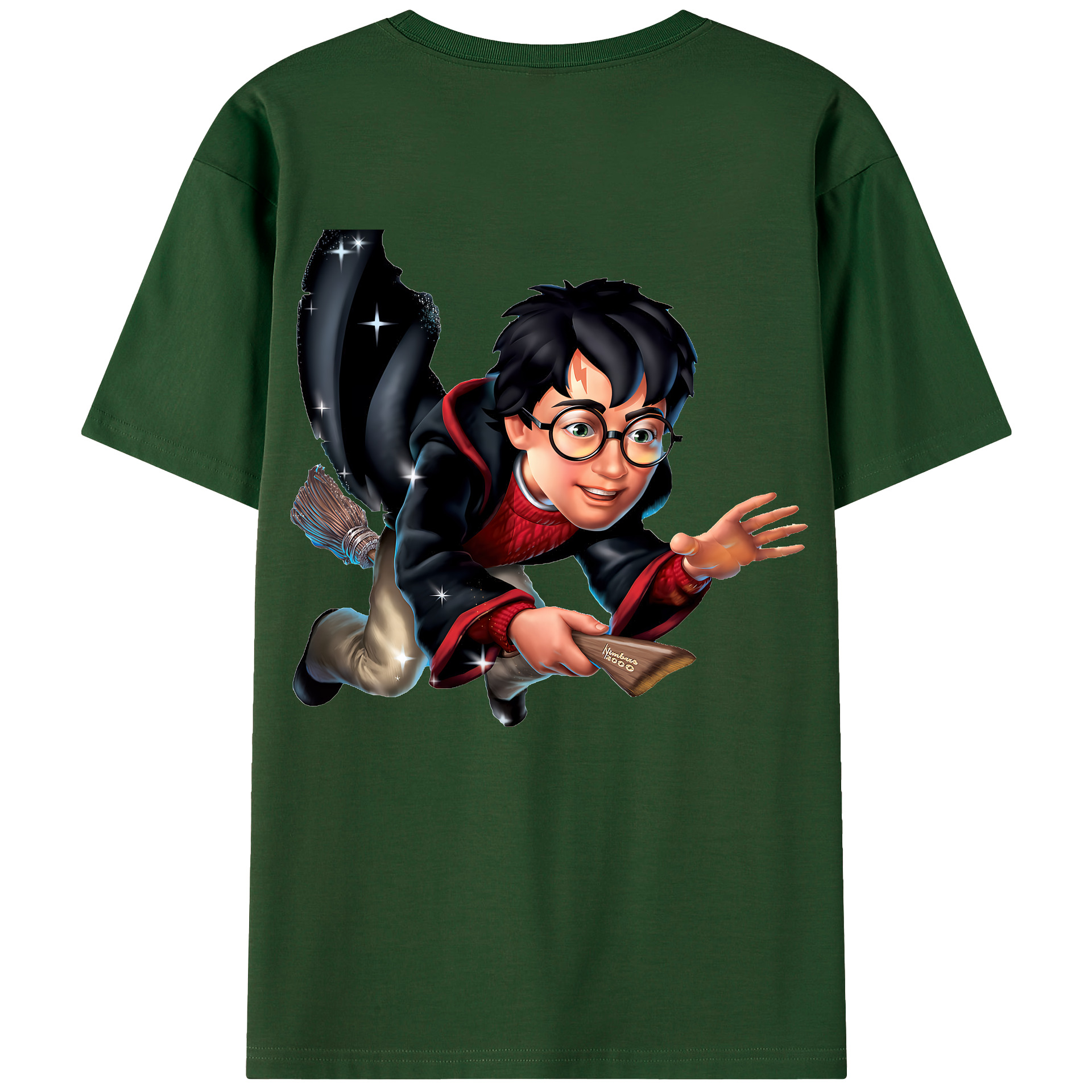 （画像用） Harry Potter ハリー・ポッターシリーズ 綿100％半袖Tシャツ（背面プリント）